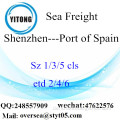 Shenzhen-Hafen LCL Konsolidierung nach Port Of Spain